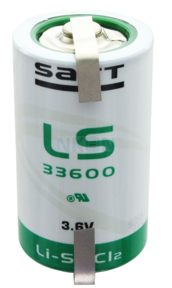 SAFT LS 33600 / D met U-tags - 3.6V