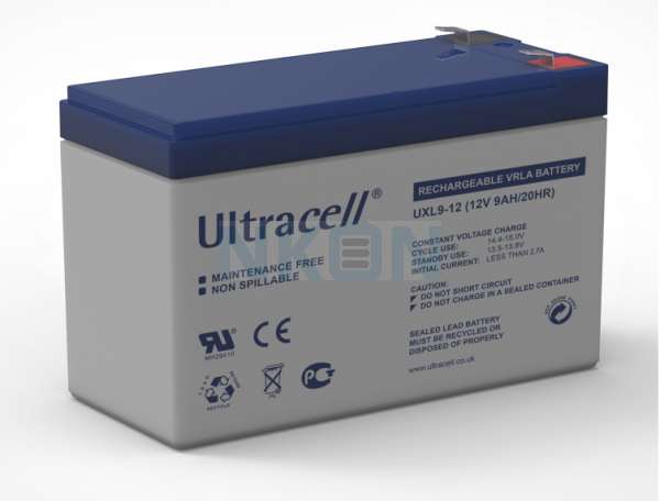 Ultracell UXL9-12 Long life 12V 9Ah Loodaccu 