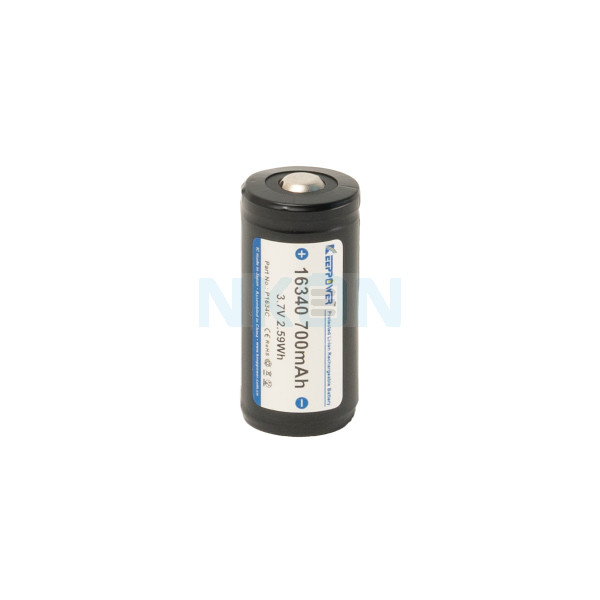 Keeppower 16340 700mAh (protected) - 1.4A