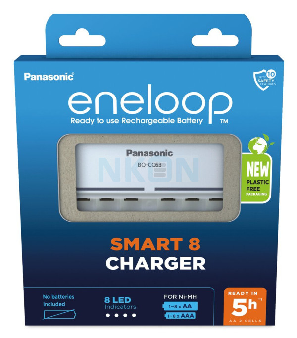 Panasonic Eneloop BQ-CC63E batterijlader (kartonnen verpakking)