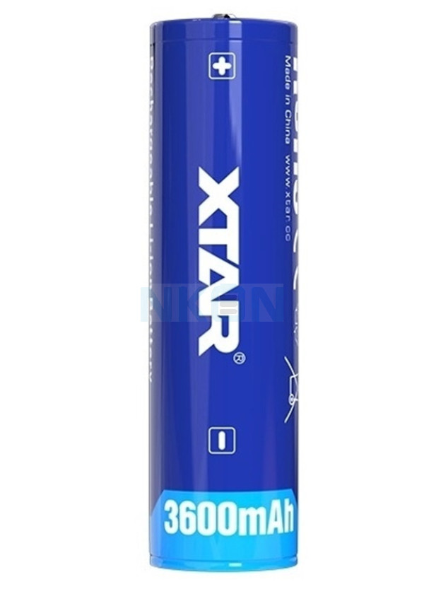 XTAR 18650 3600mAh (protected) - 10A