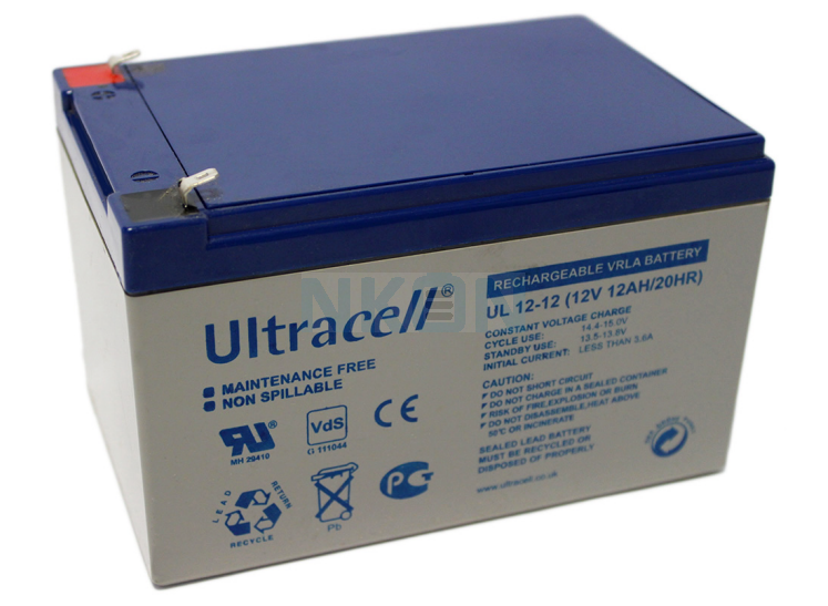 Oproepen En Kan niet Ultracell UL12-12 12V 12Ah Loodaccu - 12V - Loodaccu's - Oplaadbare  batterijen | NKON