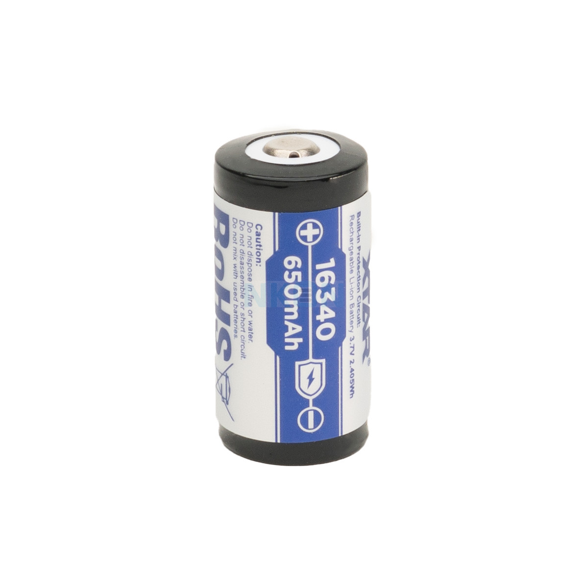 16340 650mAh - - Li-ion - Oplaadbare batterijen | NKON