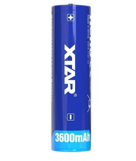 XTAR 18650 3600mAh (protected) - 10A