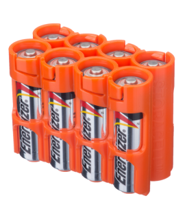 8 AA Powerpax Battery case - Oranje