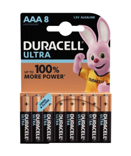 8 AAA Duracell Ultra - 1.5V
