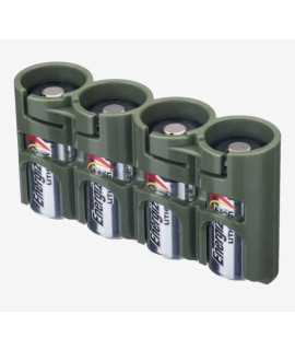 4 D Powerpax Battery case - Groen