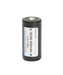Keeppower 16340 850mAh (protected) - 2A