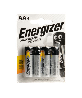4 AA Energizer Alkaline Power - 1.5V