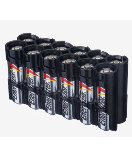 12 AA Powerpax Battery case - Zwart