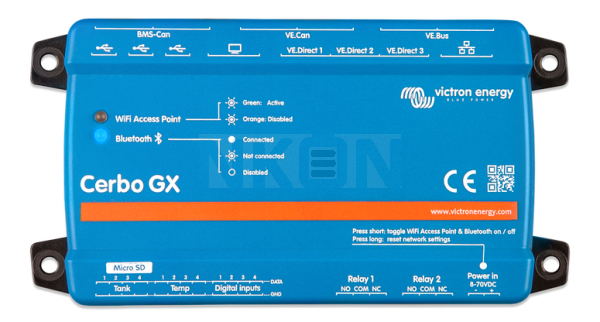 Victron Energy BPP900450100 Cerbo GX Painel de controle