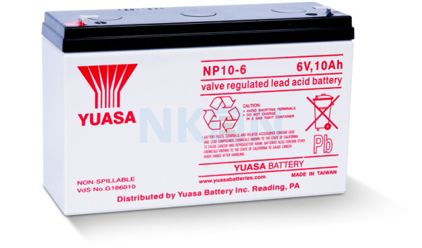 Yuasa 6V 10Ah Bateria chumbo-ácido