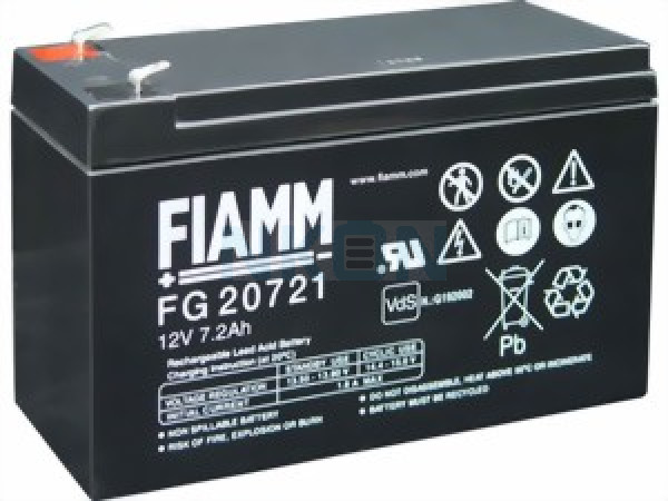 Fiamm FG 12V 7.2Ah (4.8mm) Bateria chumbo-ácido
