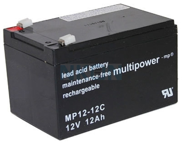 Multipower Deep Cycle 12V 12Ah Bateria chumbo-ácido