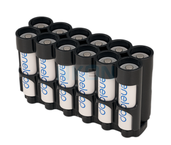 12 AA Powerpax Battery Suporte de pilhas - Magnético