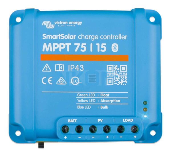 Controlador de carga solar Victron Energy SCC075015060R SmartSolar MPPT 75/15
