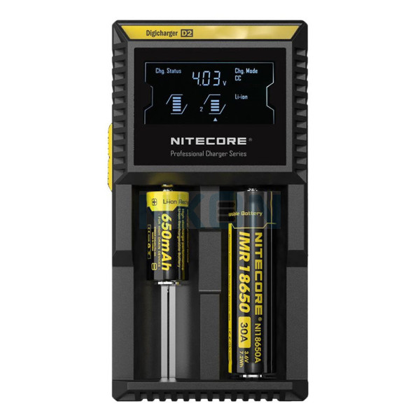 Nitecore Digicharger D2 EU carregador de bateria