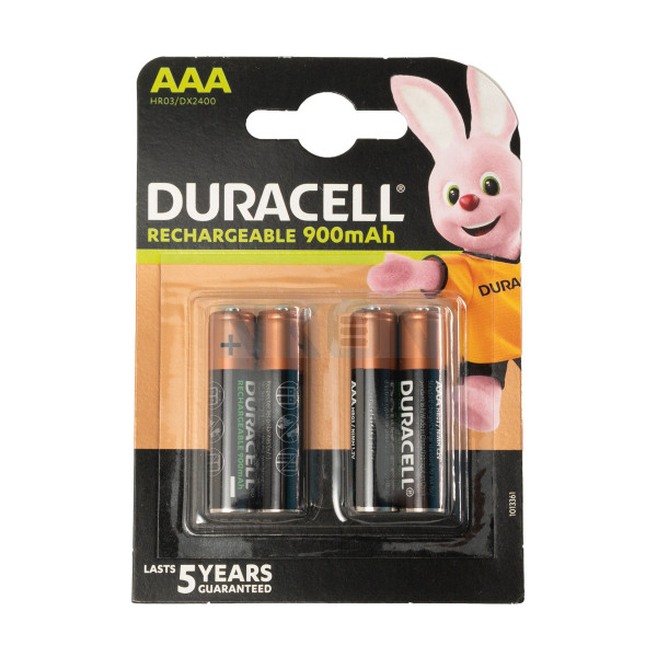 4 AAA Duracell Rechargeable - 900mAh