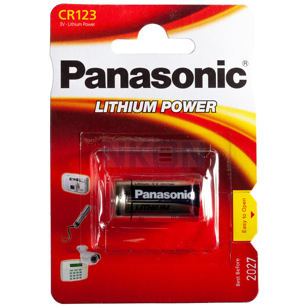 Panasonic PHOTO power CR123A - Embalagem padrão varejo