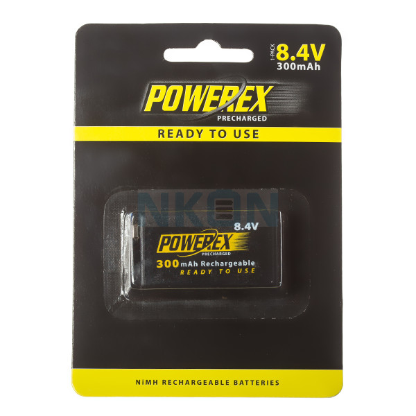 8.4V Powerex Pré-carregado - Embalagem padrão varejo - 300mAh 