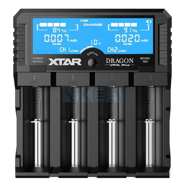 XTAR VP4L Plus Carregador de bateria 