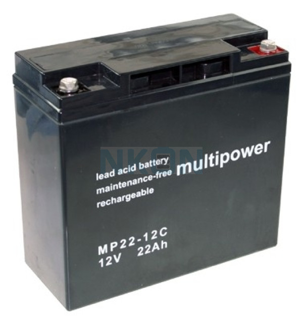 Multipower Deep Cycle 12v 22Ah Bateria chumbo-ácido