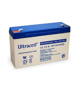 Ultracell 6V 12Ah Bateria chumbo-ácido
