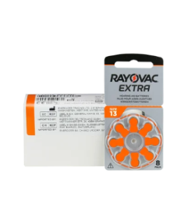 80x 13 Rayovac Extra Pilhas para aparelhos auditivos