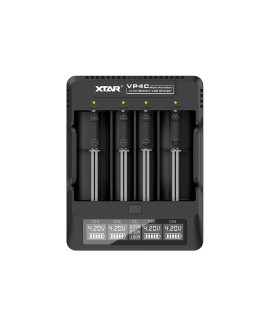 XTAR VP4C carregador de bateria