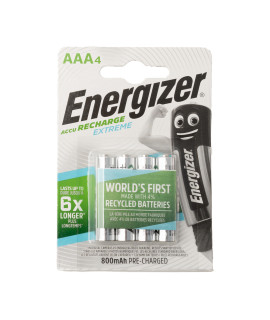 4 AAA Energizer Recharge Extreme - 800mAh