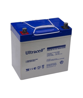 Ultracell Deep Cycle Gel 12V 55Ah Bateria chumbo-ácido