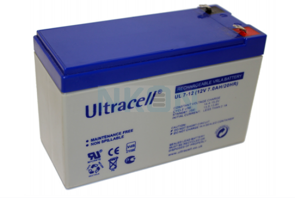 Ultracell 12V 7Ah Batterie au plomb