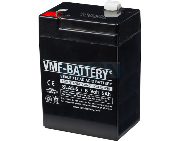 VMF 6V 5A batterie au plomb