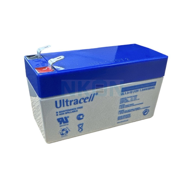 Ultracell UL1.3-12 12V 1.3Ah Batterie au plomb
