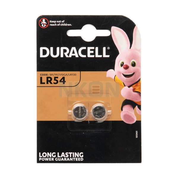 2x LR54 (189 / V10GA) Duracell - 1,5V