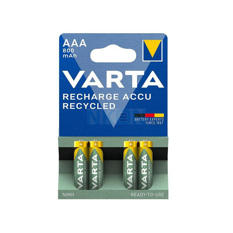 4 AAA Varta Recharge Accu Power - 800mAh - AAA - NiMH - Piles