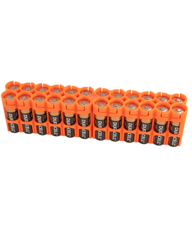 24 AAA Powerpax Boîtier Piles - Orange