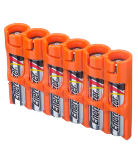 6 AAA Powerpax Compartiment des piles - Orange