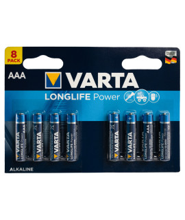 8 AAA Varta Longlife Power - 1.5V