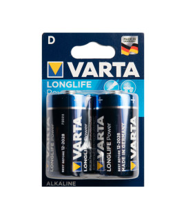 2x D Varta Longlife Power - 1.5V