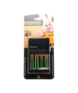 Chargeur de batterie Duracell HI-Speed ​​value + 2 piles AA Duracell (1300mAh) + 2 piles AAA Duracell (850mAh)