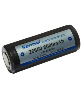 Keeppower 26650 6000mAh (protected) - 10A