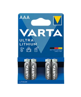 4 AAA Varta Ultra Lithium - blister  - 1,5 V