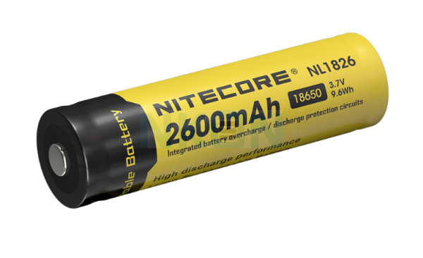 Nitecore 18650 NL1826 2600mAh (protegido) - 4A