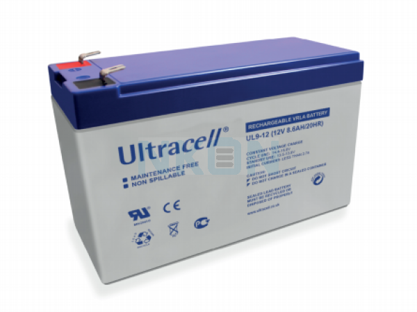 Ultracell 12V 8.6Ah Batería de plomo
