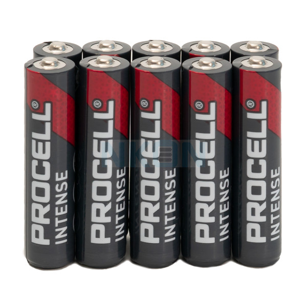 10 AAA Duracell Procell Intense -  1.5V