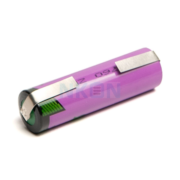 Batería de litio Tadiran SL-760 / AA de 3,6 V con etiquetas U