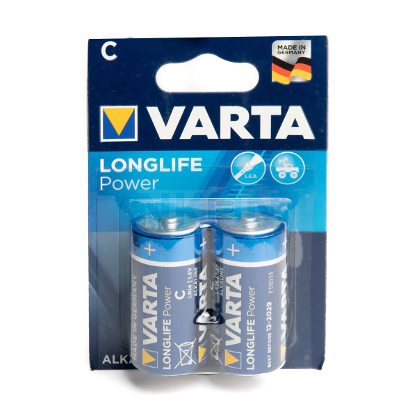 2x C Varta Longlife Power - 1.5V