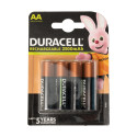 4 AA Duracell Rechargeable - 2500mAh