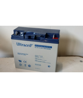 Ultracell 12V 18Ah Batería de plomo - Dañado ópticamente